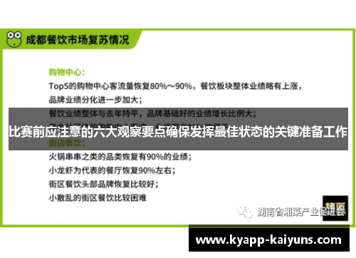 比赛前应注意的六大观察要点确保发挥最佳状态的关键准备工作